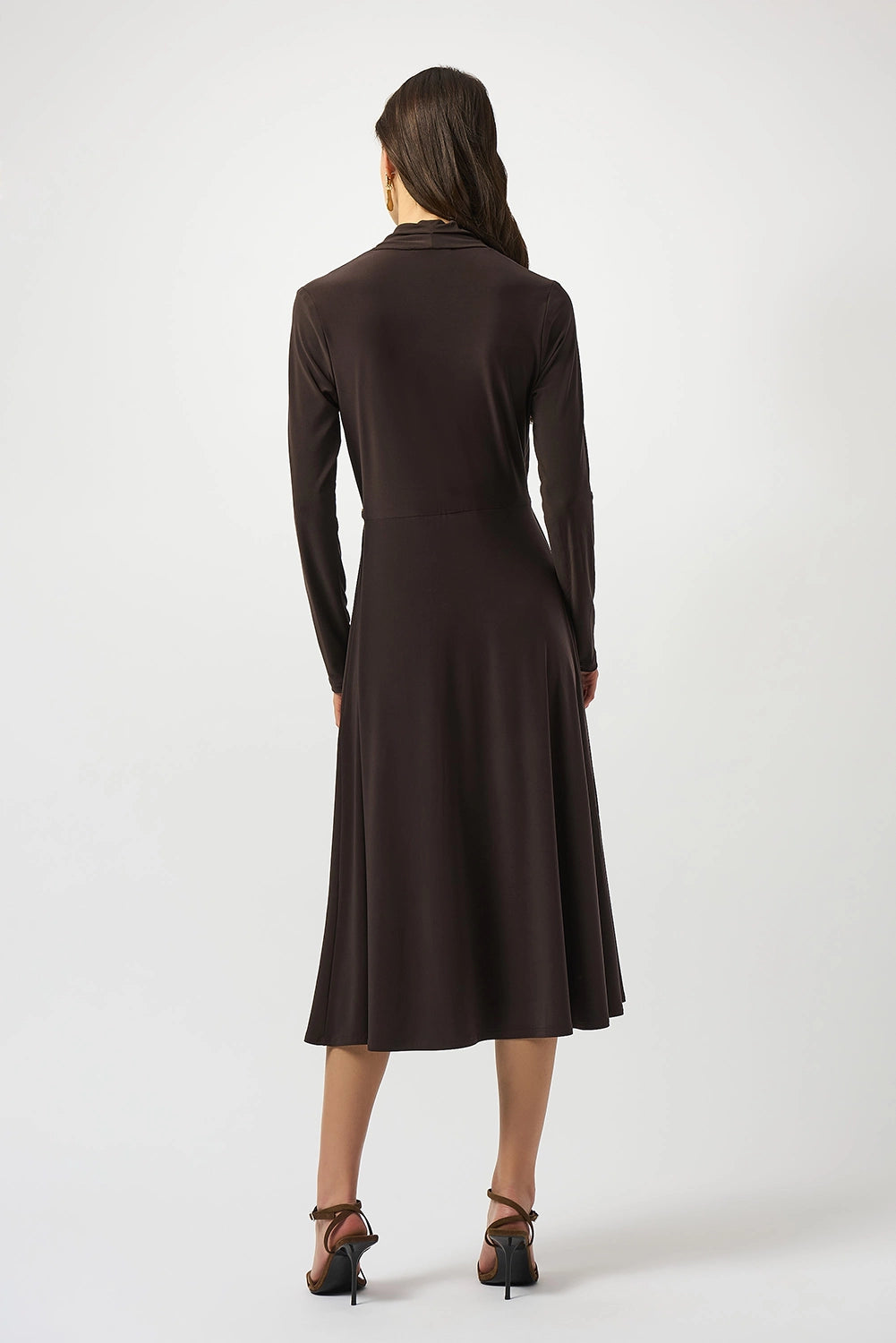 Joseph Ribkoff Silky Knit Fit and Flare Wrap Dress Jr253235