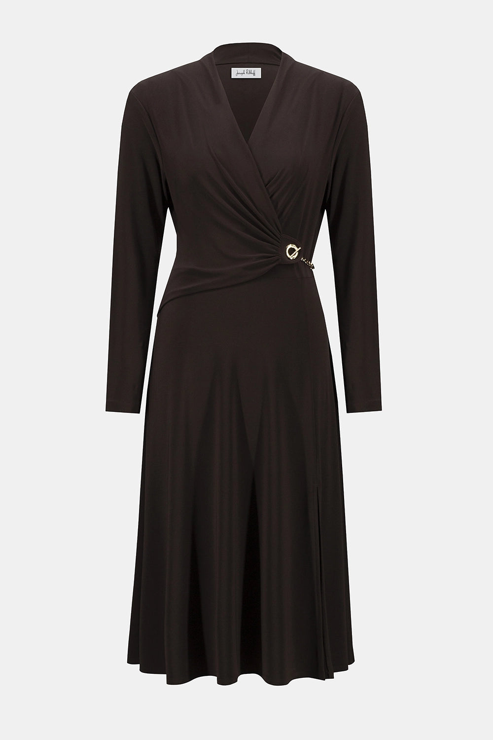 Joseph Ribkoff Silky Knit Fit and Flare Wrap Dress Jr253235
