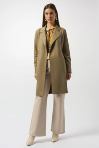Joseph Ribkoff Scuba Suede Straight Coat Jr253252