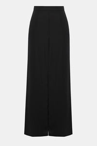 Joseph Ribkoff Satin Wide Leg Pants with Front Overlay Jr253788