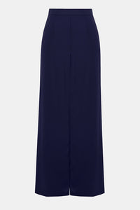 Joseph Ribkoff Satin Wide Leg Pants with Front Overlay Jr253788
