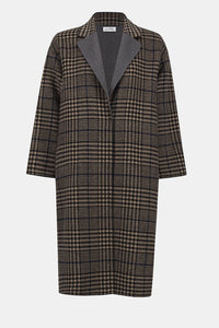 Joseph Ribkoff Wool Blend Plaid Double-Faced Coat Jr253946