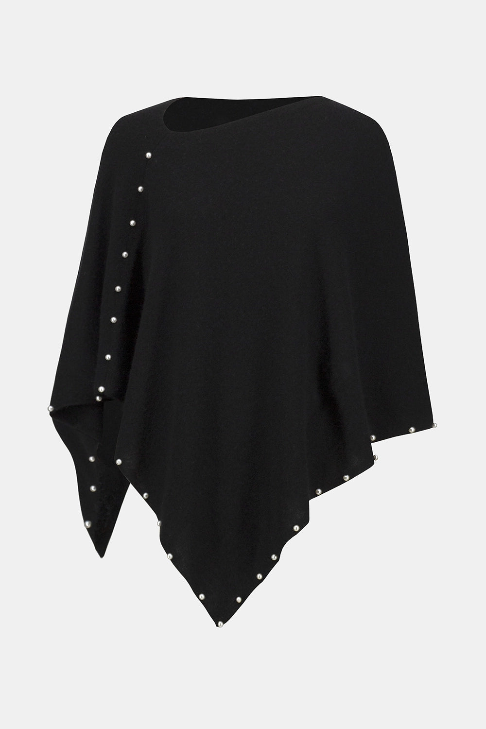 Joseph Ribkoff Cashmere Poncho with Pearl Detailing Jr253968