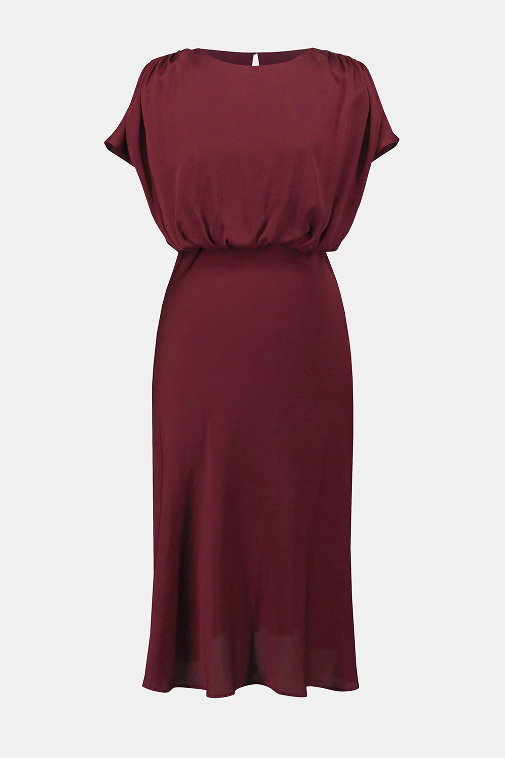 Joseph Ribkoff Recycled Satin Blouson A-Line Dress Jr254049