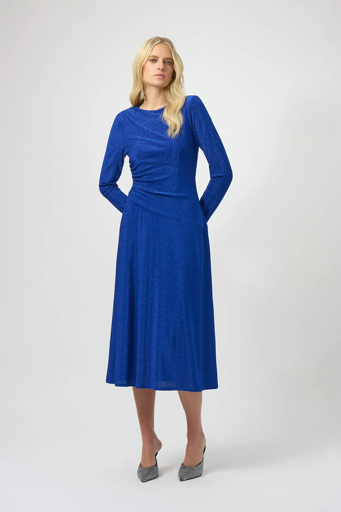 Joseph Ribkoff Sparkle Knit Fit & Flare Dress Jr254082