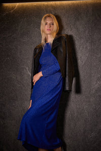 Joseph Ribkoff Sparkle Knit Fit & Flare Dress Jr254082