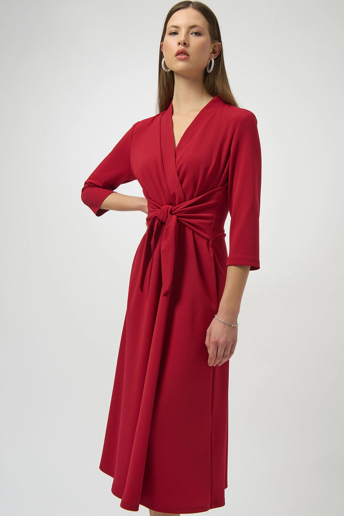 Joseph Ribkoff Scuba Crepe Fit and Flare Dress Jr254127