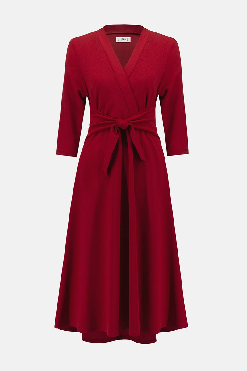 Joseph Ribkoff Scuba Crepe Fit and Flare Dress Jr254127