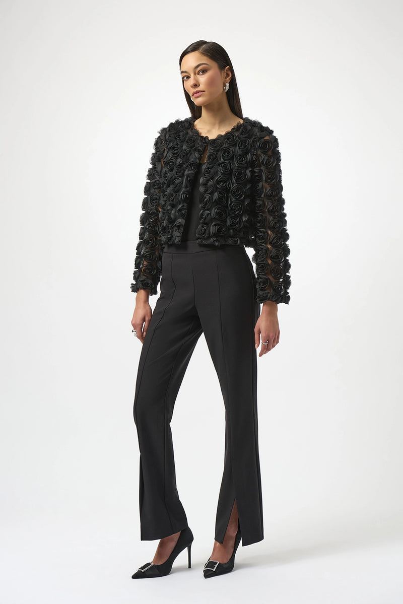 Joseph Ribkoff Rosette Embroidered Straight Cover Up Jr254180