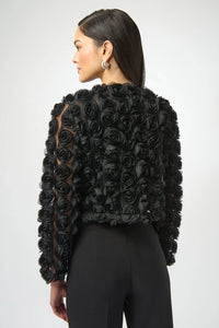 Joseph Ribkoff Rosette Embroidered Straight Cover Up Jr254180