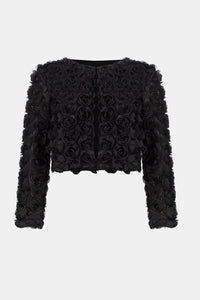 Joseph Ribkoff Rosette Embroidered Straight Cover Up Jr254180