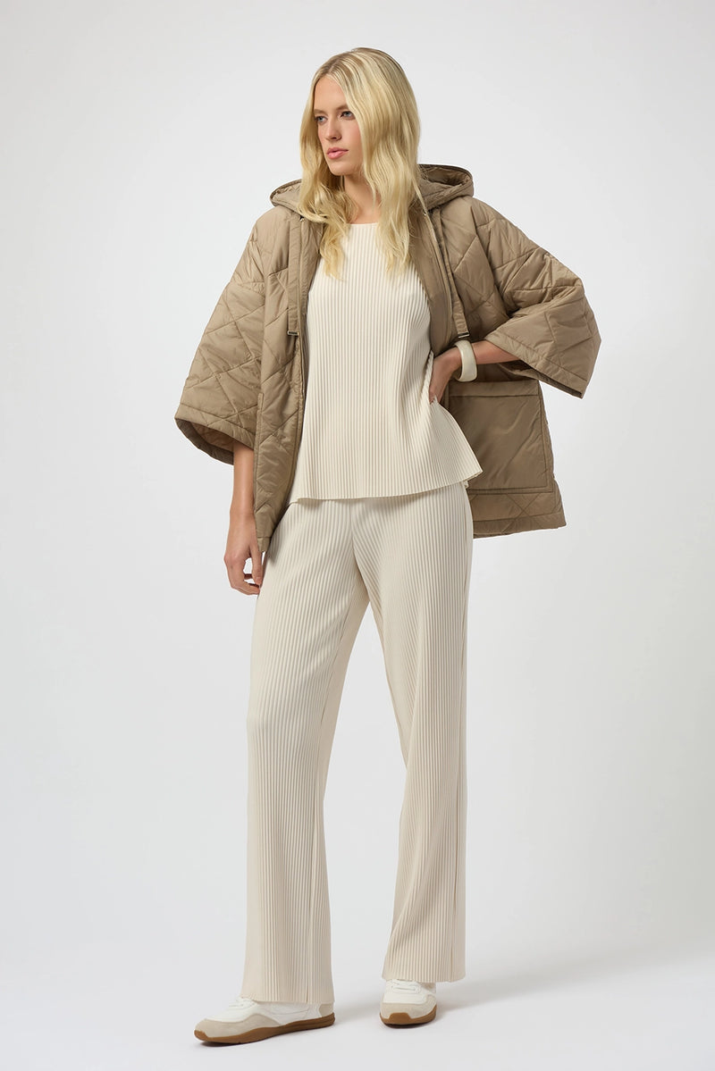 Joseph Ribkoff Pleated Scuba Crepe Boxy Top Jr