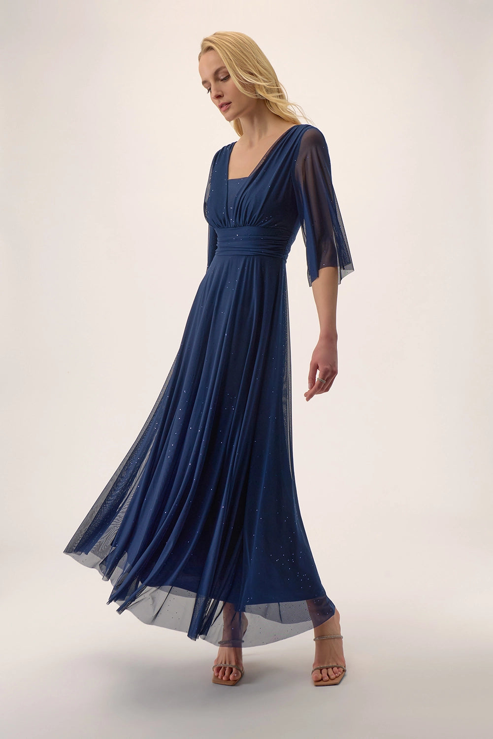 Joseph Ribkoff Signature | Sparkle Mesh A-Line Gown Jr254723