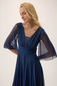 Joseph Ribkoff Signature | Sparkle Mesh A-Line Gown Jr254723