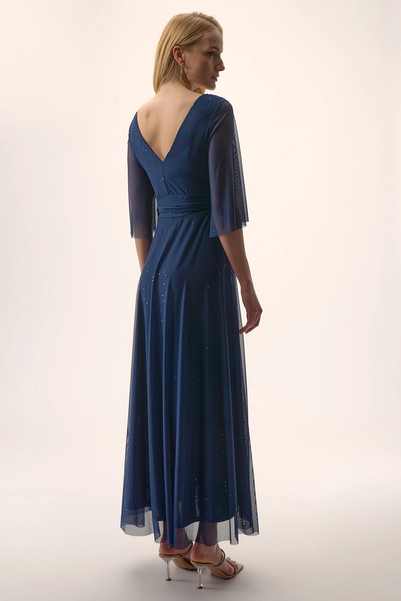 Joseph Ribkoff Signature | Sparkle Mesh A-Line Gown Jr254723