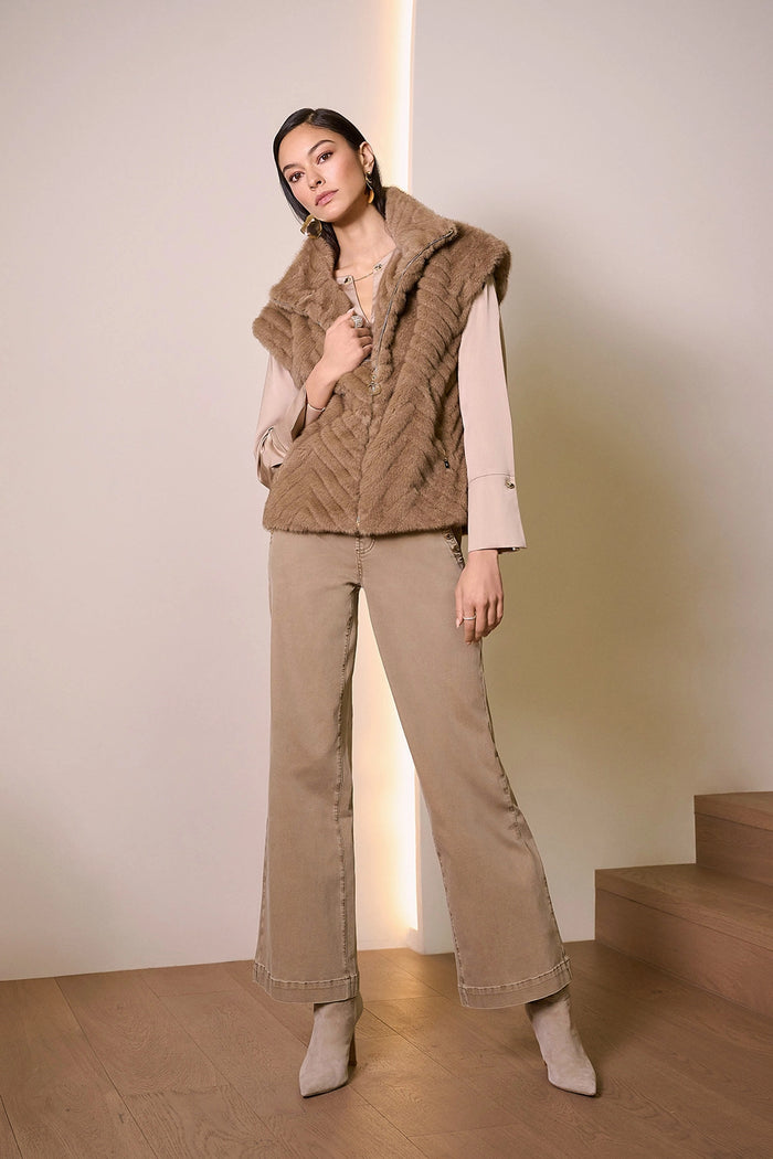 Joseph Ribkoff Classic Wide Leg Pull-On Jeans Jr254919