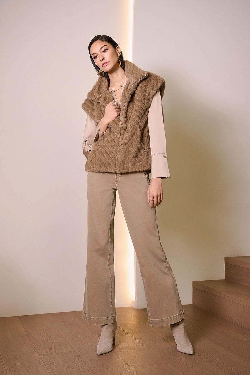 Joseph Ribkoff Classic Wide Leg Pull-On Jeans Jr254919