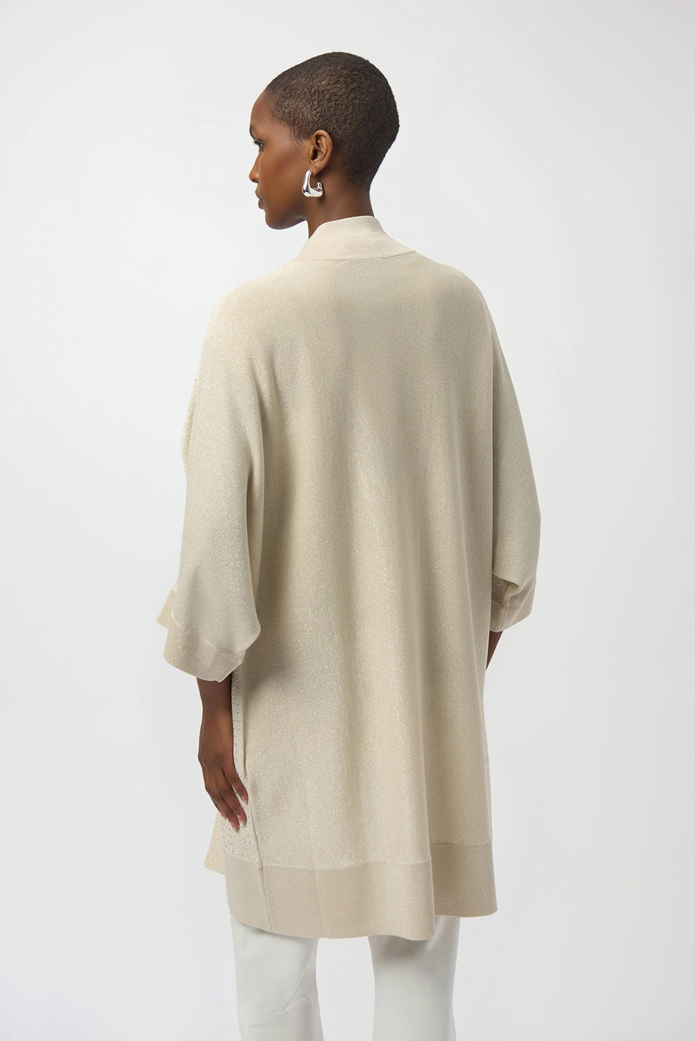 Joseph Ribkoff Sweater Knit Cover-Up with Iron-On Detail Jr254937