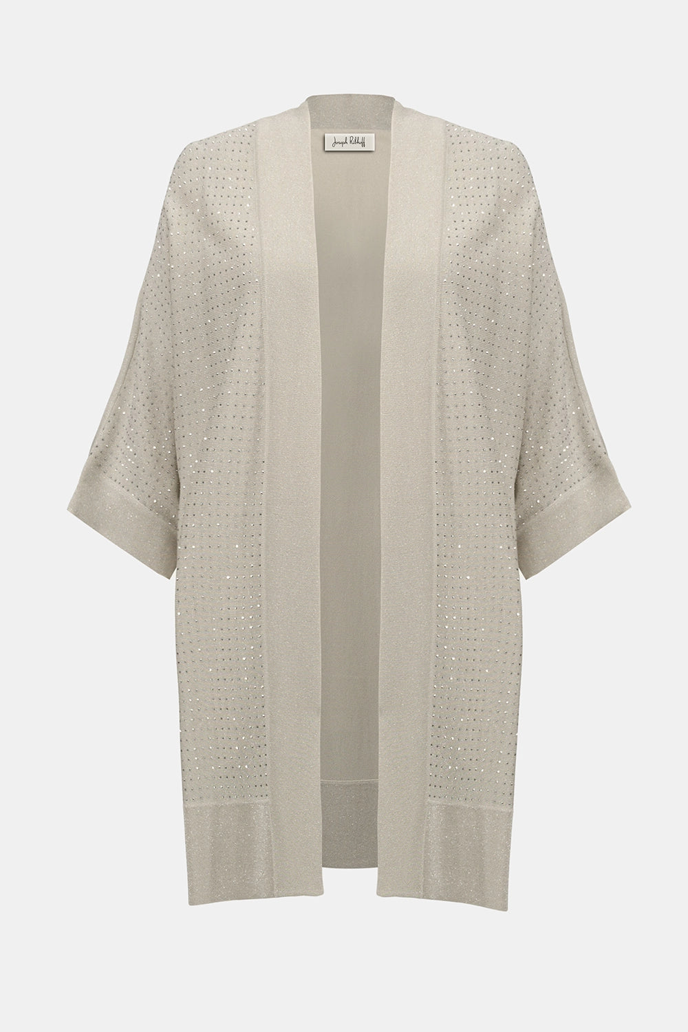 Joseph Ribkoff Sweater Knit Cover-Up with Iron-On Detail Jr254937