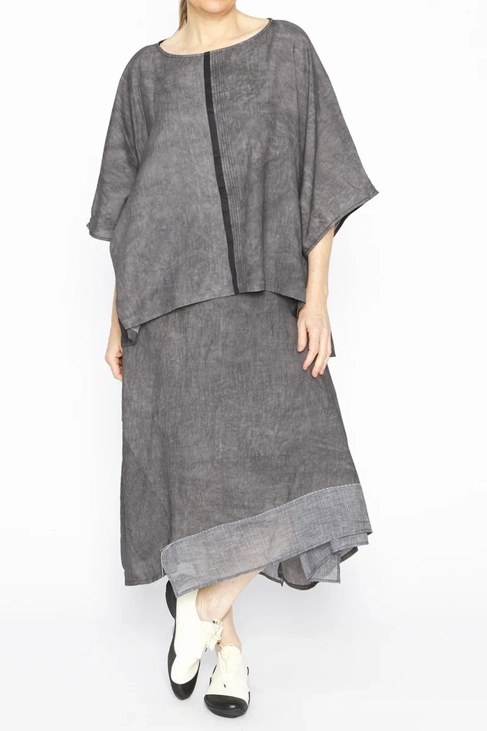 Moyuru Cotton/Linen Mix Balloon Skirt 251624