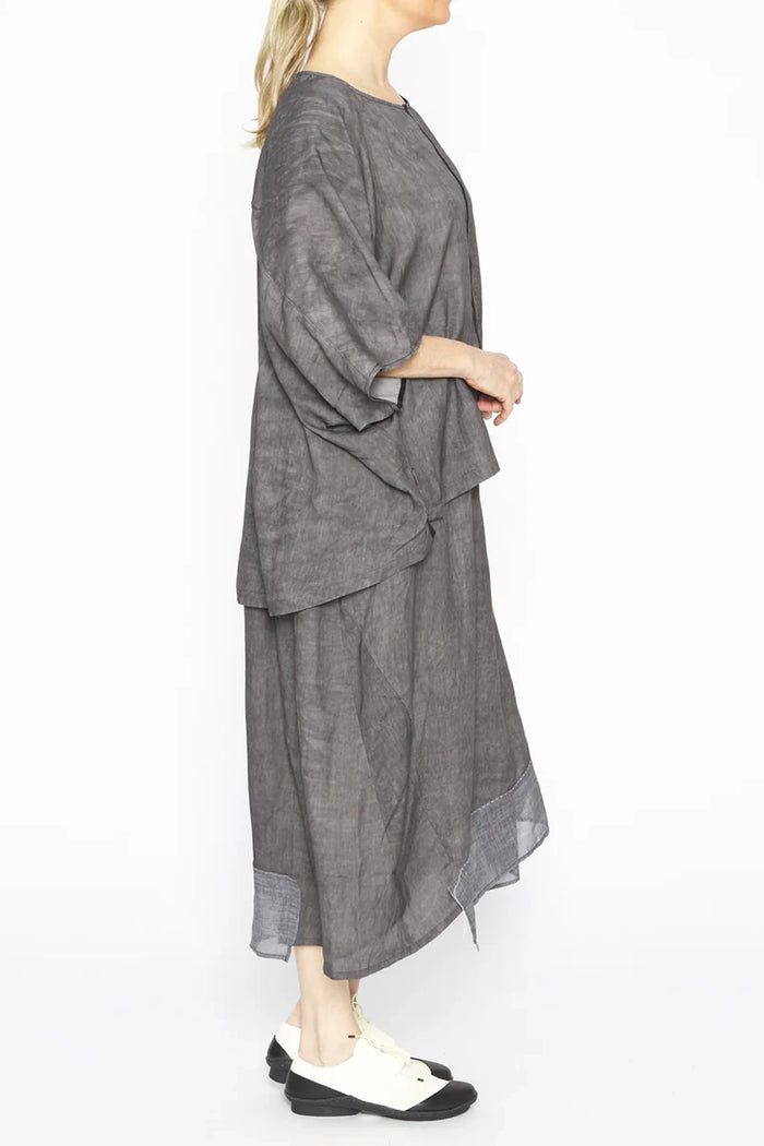 Moyuru Cotton/Linen Mix Balloon Skirt 251624