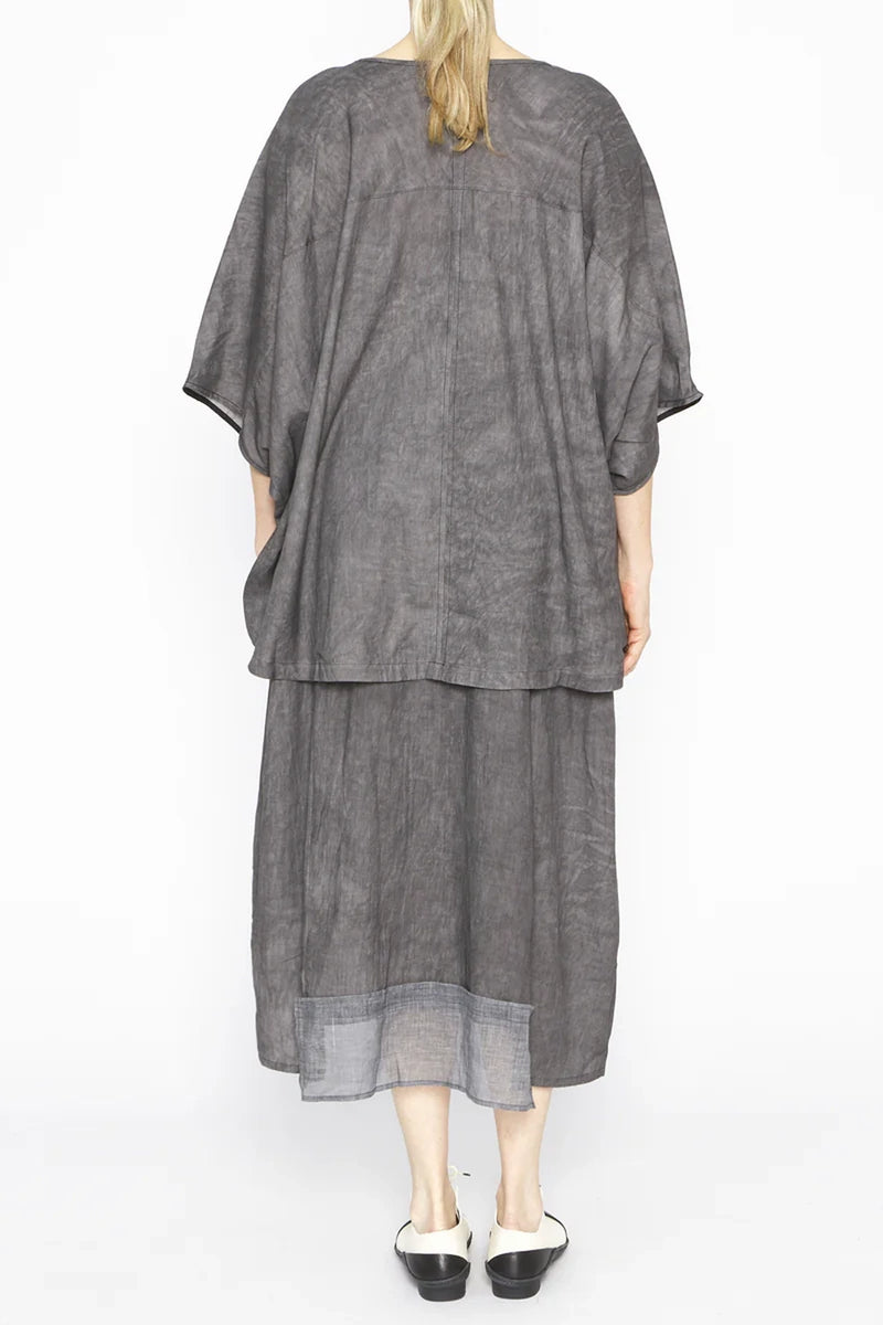 Moyuru Cotton/Linen Mix Balloon Skirt 251624
