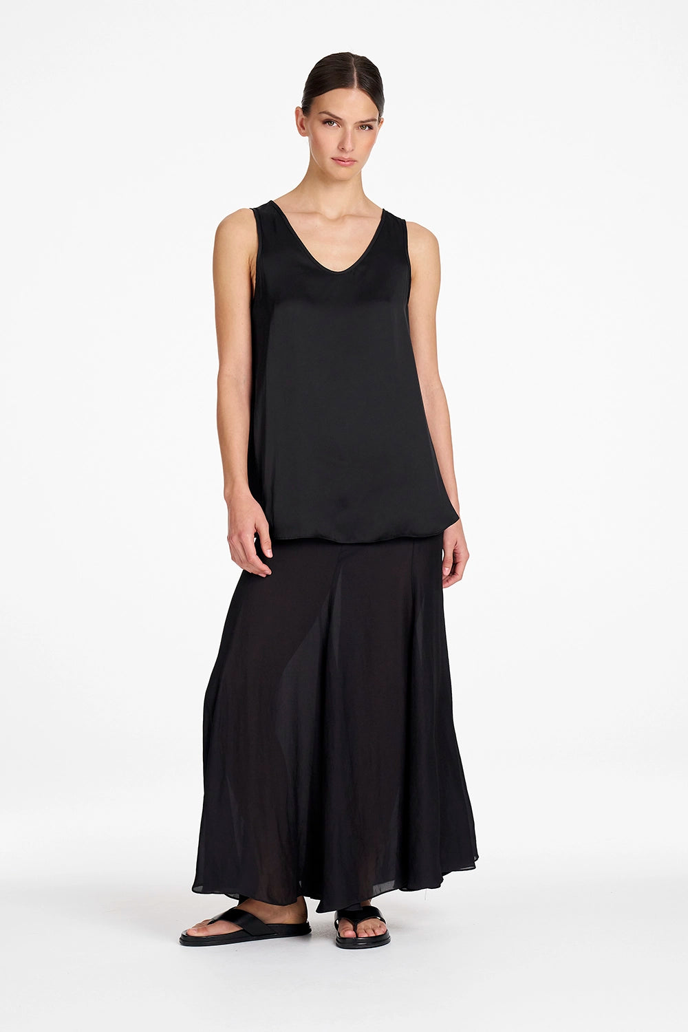 Mela Purdie Tulle Skirt in Black F610 5812