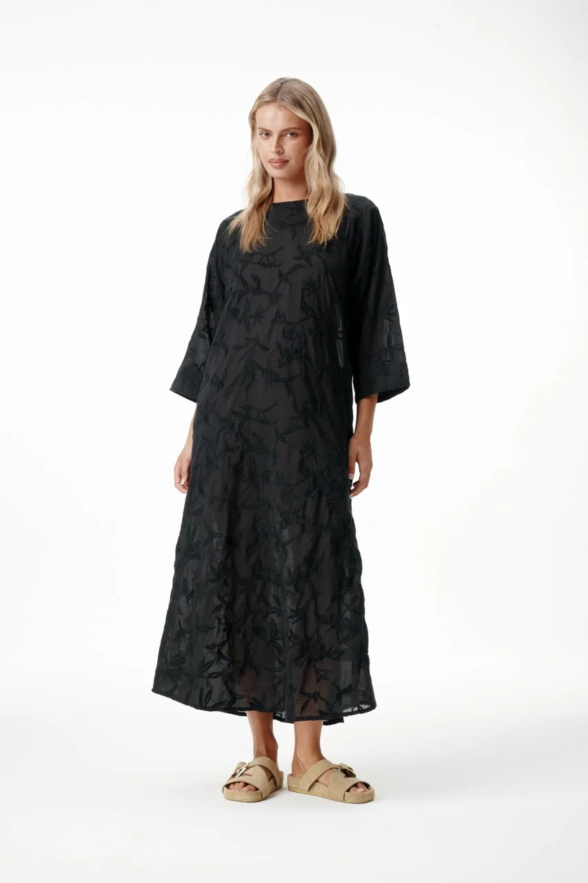 One Season Deia Embroidery Black/Black
