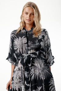 One Season Jasmine Midnight Palm Black