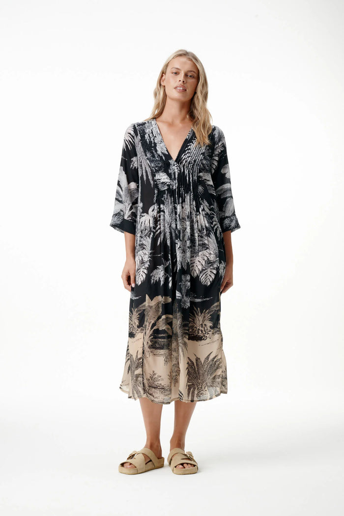 One Season Mia Midnight Palm Black
