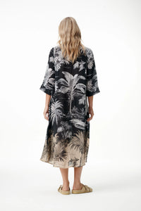One Season Mia Midnight Palm Black