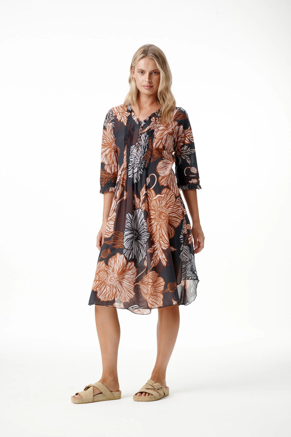 One Season Middy Poppy Desert Poppy Black/Tan