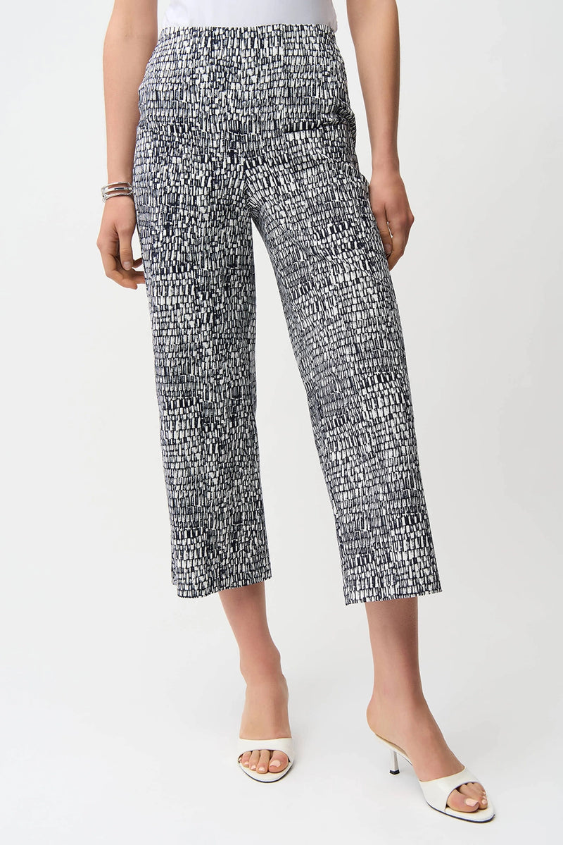 Joseph Ribkoff Millennium Abstract Print Pull-On Culotte Jr261002