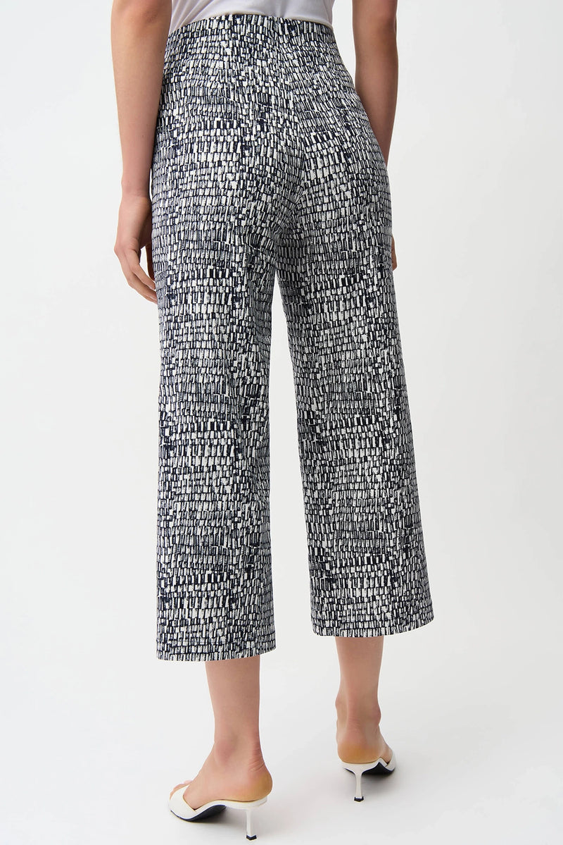 Joseph Ribkoff Millennium Abstract Print Pull-On Culotte Jr261002