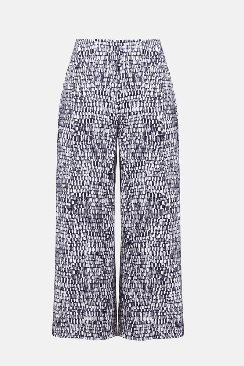 Joseph Ribkoff Millennium Abstract Print Pull-On Culotte Jr261002