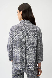 Joseph Ribkoff Millennium Abstract Print Trapeze Jacket Jr261003
