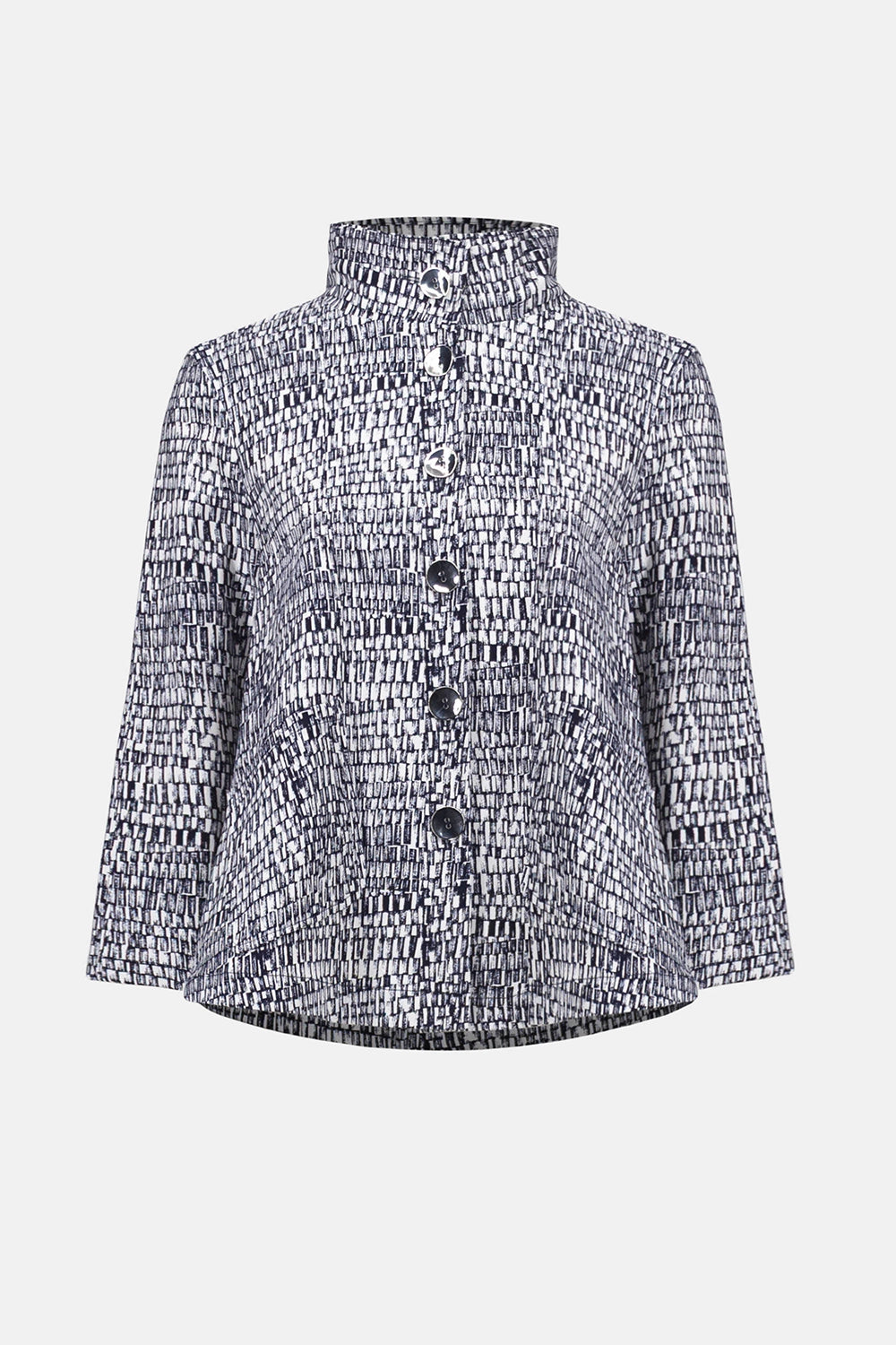 Joseph Ribkoff Millennium Abstract Print Trapeze Jacket Jr261003