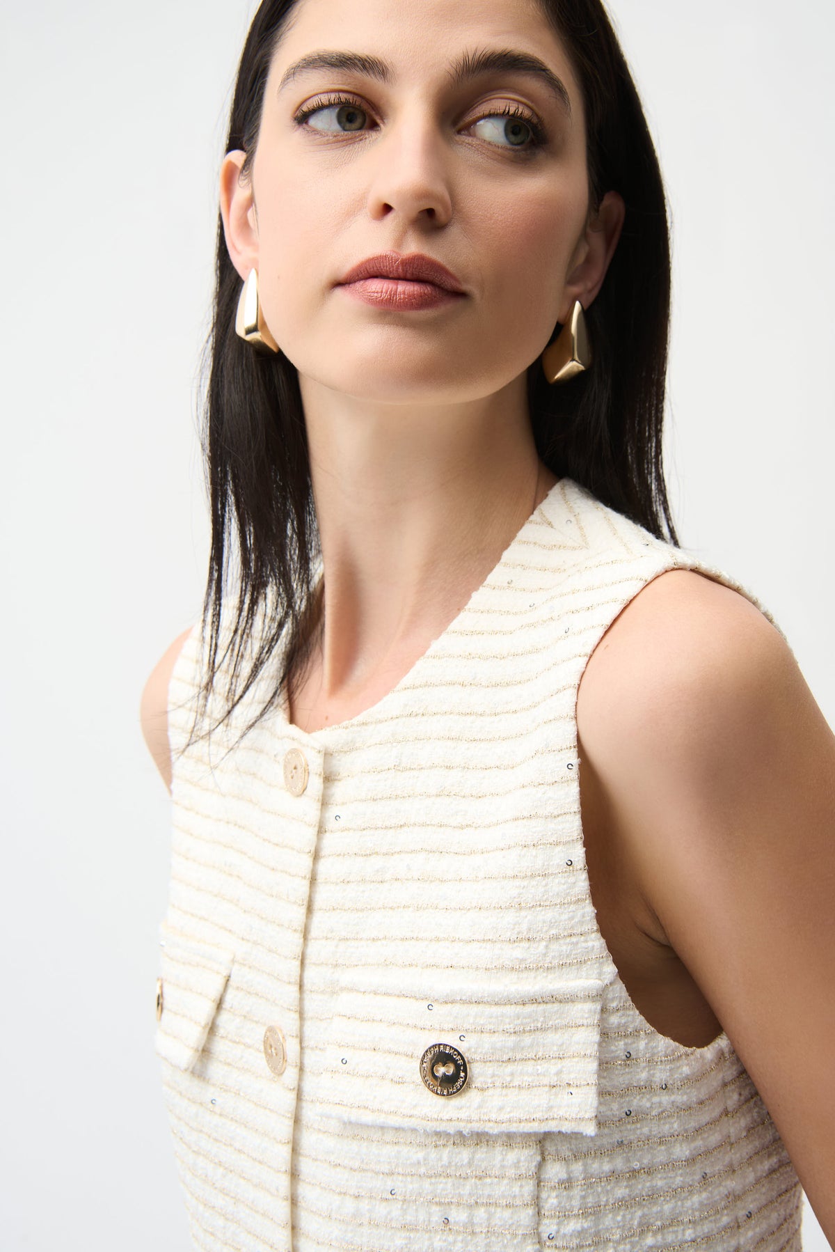 Joseph Ribkoff Sleeveless Casual Vest Style Jr261113