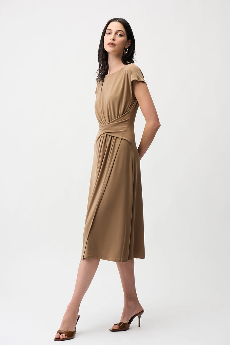Joseph Ribkoff Silky Knit A Line Dress With Wrap Skirt Jr261146