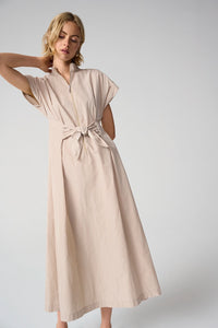 Joseph Ribkoff Memory Fit And Flare Dress With Tie Waist Jr261177