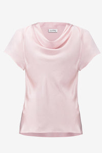 Joseph Ribkoff Recycled Satin Top With Cowl Neckline Jr261195