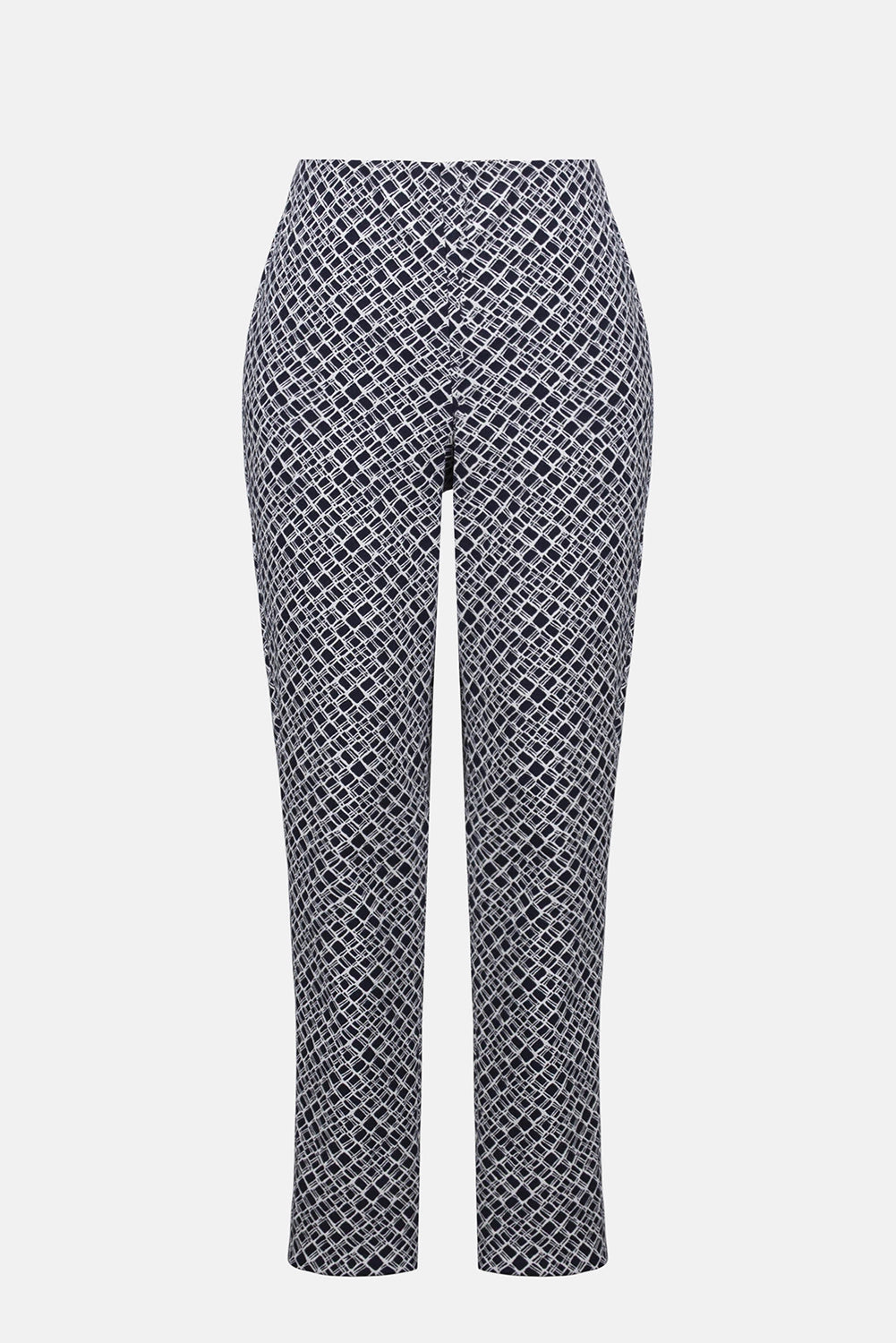 Josepg Ribkoff Geometric Jacquard Pull-On Slim Fit Pants Jr261225