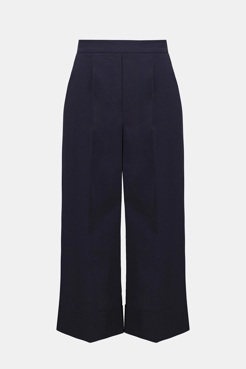 Joseph Ribkoff Stretch Poplin Pull-On Culotte Pants With Pleats Jr