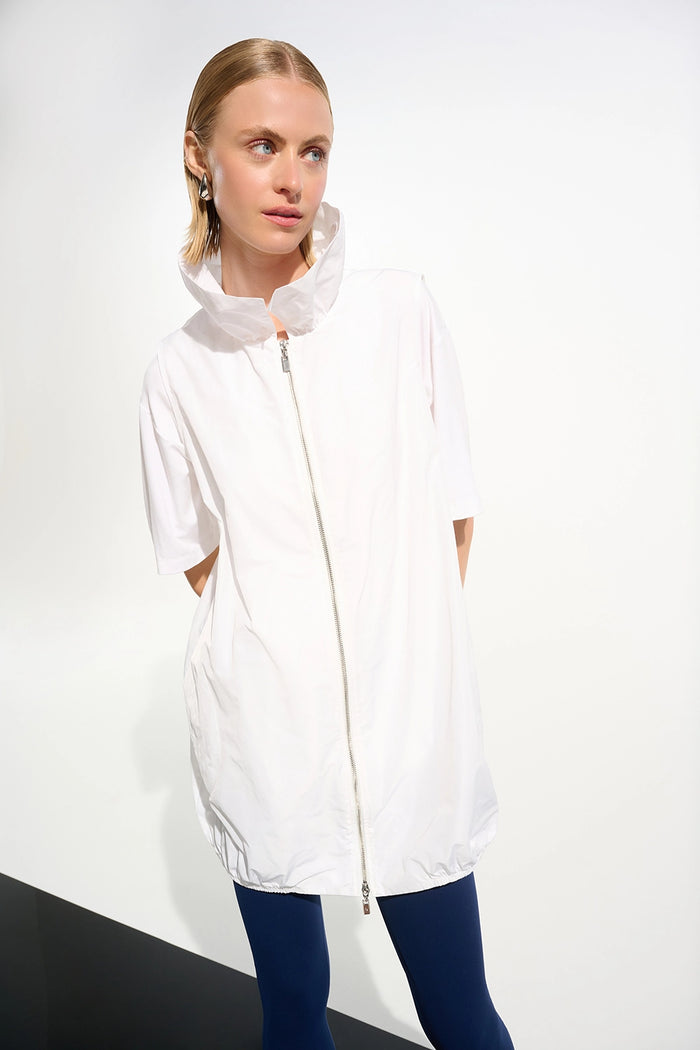 Joseph Ribkoff Memory Cocoon Vest With Shirred Collar Jr261639