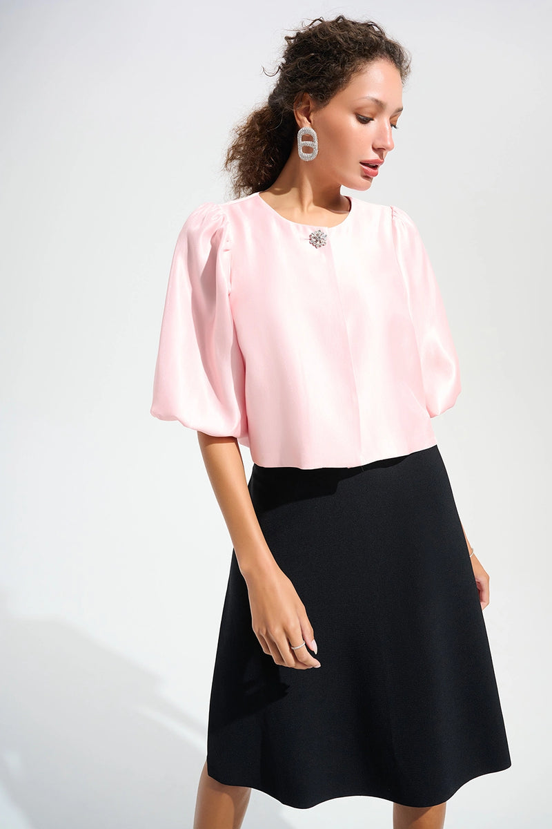 Joseph Ribkoff Viscose Sweaterknit A-Line Skirt Jr261745