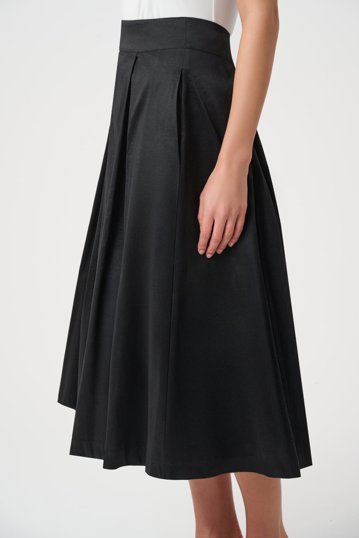 Joseph Ribkoff Stretch Taffeta Flared Skirt With Box Pleats Jr261757F26
