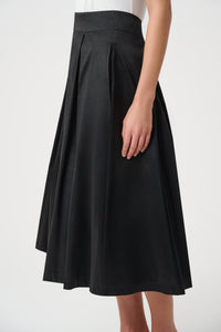 Joseph Ribkoff Stretch Taffeta Flared Skirt With Box Pleats Jr261757F26