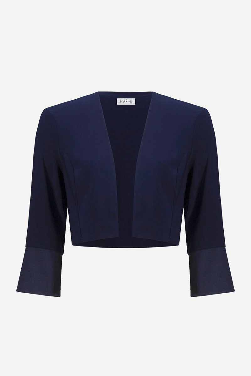 Joseph Ribkoff  Silky Knit Cover-Up With Stretch Taffeta Cuffs Jr261785