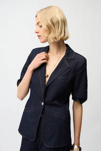 Joseph Ribkoff Denim Fitted Blazer Jr261968