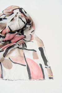 Joseph Ribkoff Viscose Abstract Print Scarf Jr261987